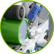 軍興溢美禮品包裝紙筒定制工藝流程-視覺(jué)機(jī)器人點(diǎn)膠