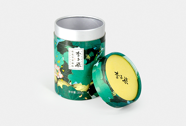 藕粉紙罐包裝 藕粉紙罐包裝