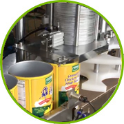 軍興溢美玩具包裝紙罐定制工藝流程-壓底、封蓋