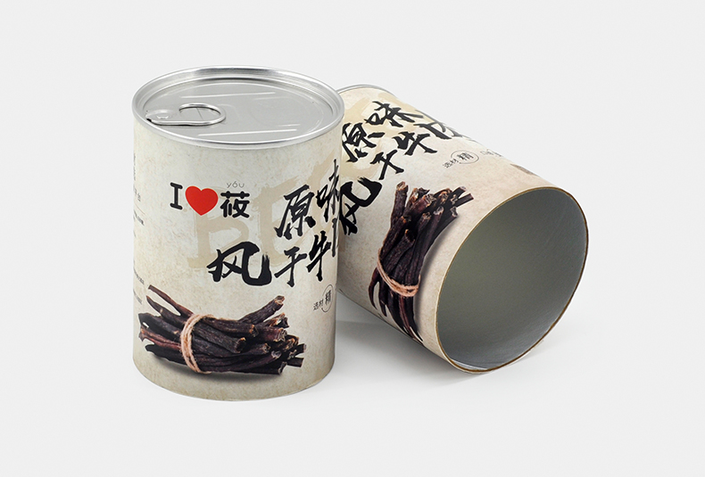 牛肉干紙罐包裝 牛肉干紙罐包裝
