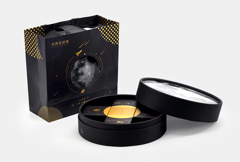 圓筒月餅禮盒包裝 圓筒月餅禮盒包裝
