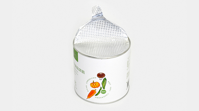 鋁箔易撕蓋紙罐 鋁箔易撕蓋紙罐