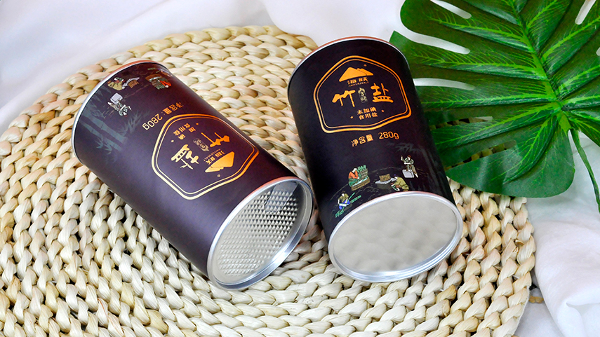 竹鹽紙罐包裝